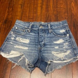 American Eagle High-rise jean shorts